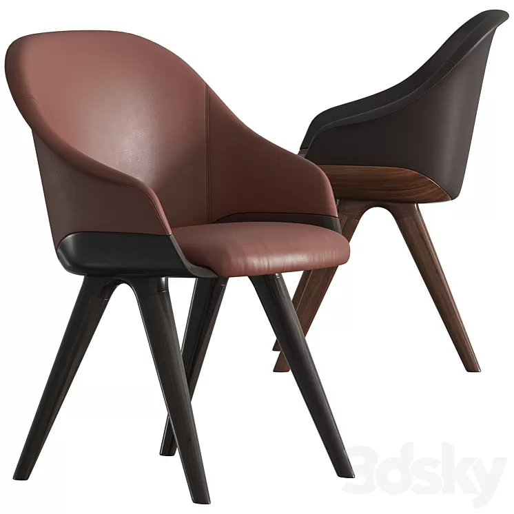 Potocco lyz armchair 3D Model Potocco lyz armchair 3D Model