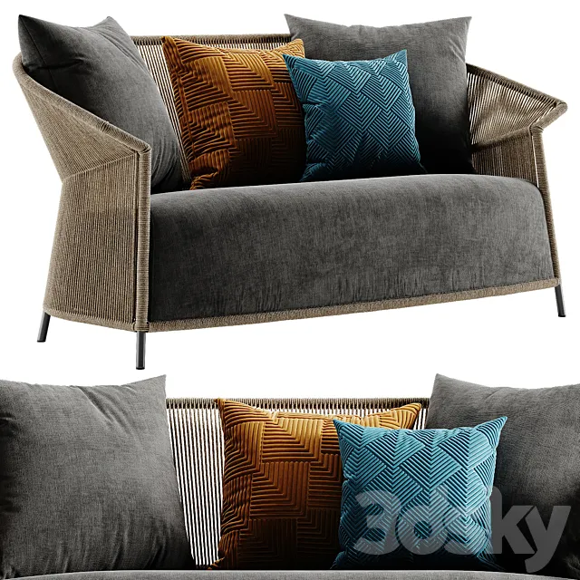 Potocco ola sofa 3D Model Potocco ola sofa 3D Model