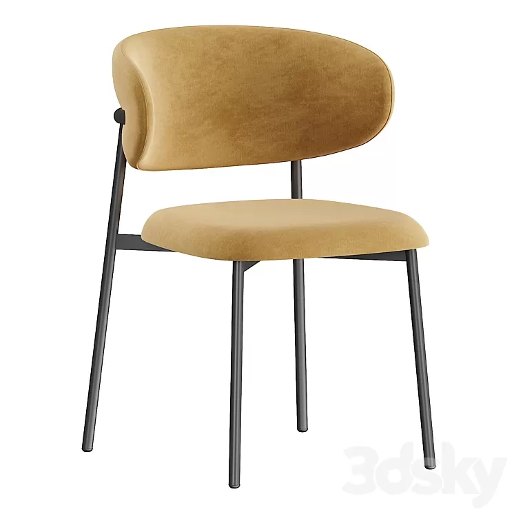 Potocco Olenadro dining chair 3D Model Free Download