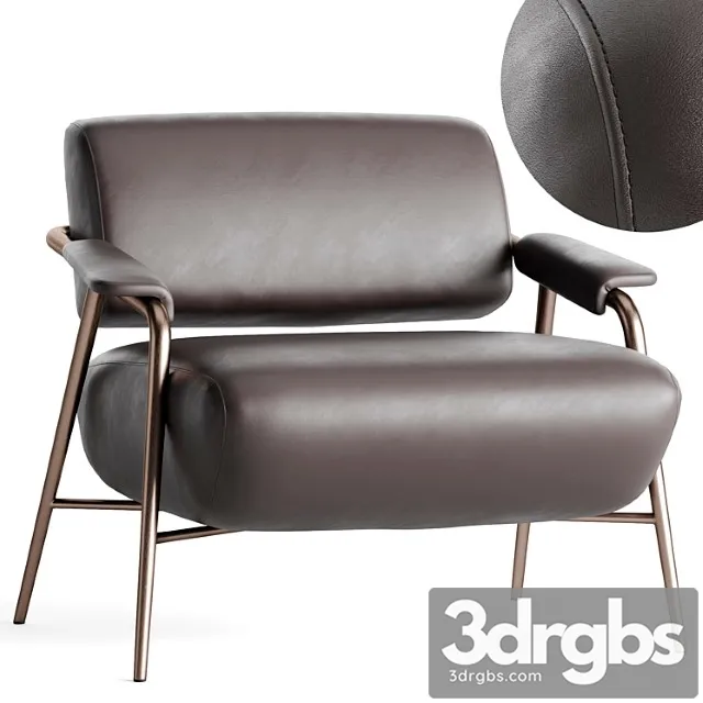 Potocco stay armchair 3D Model Download