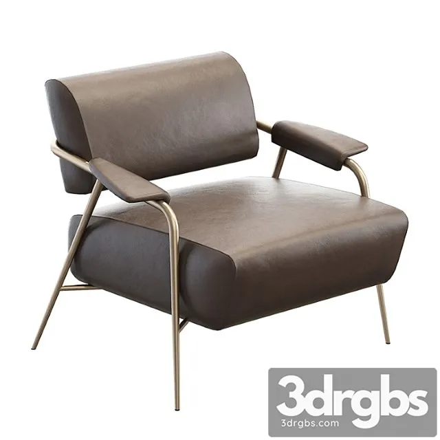 Potocco stay lounge armchair 3D Model Download