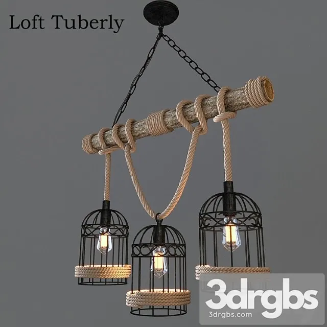 Potolochnaia Liustra Loft Tuberly 3D Model Download