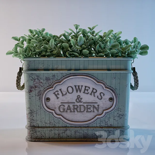 pots in the style of Provence 3D Model pots in the style of Provence 3D Model