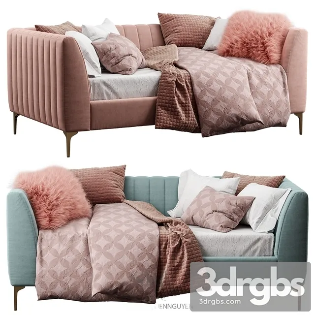 Pottery Barn  Avalon Sofa 3D Model Download