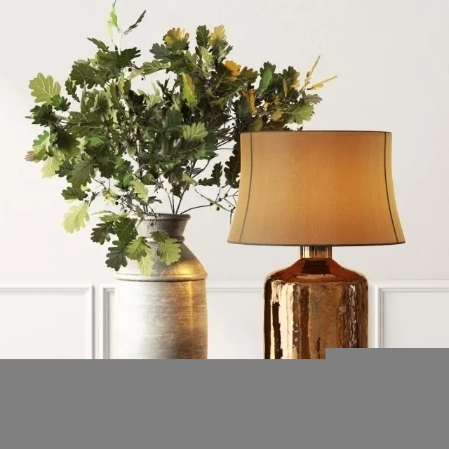 Pottery Barn Decorative Set 3D Model Download Pottery Barn Decorative Set 3D Model Download