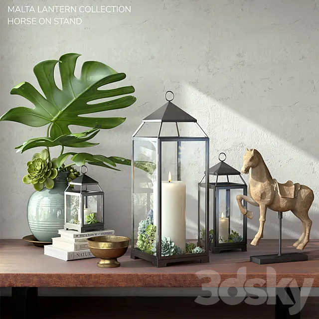 Pottery barn DECORATIVE SET 3DModel