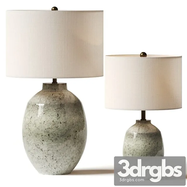 Pottery Barn Ezra Ceramic Table Lamps 3D Model Download Pottery Barn Ezra Ceramic Table Lamps 3D Model Download