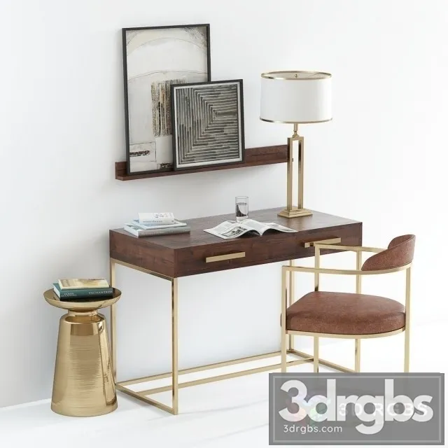 Pottery Barn Fitz Chair 3D Model Download Pottery Barn Fitz Chair 3D Model Download