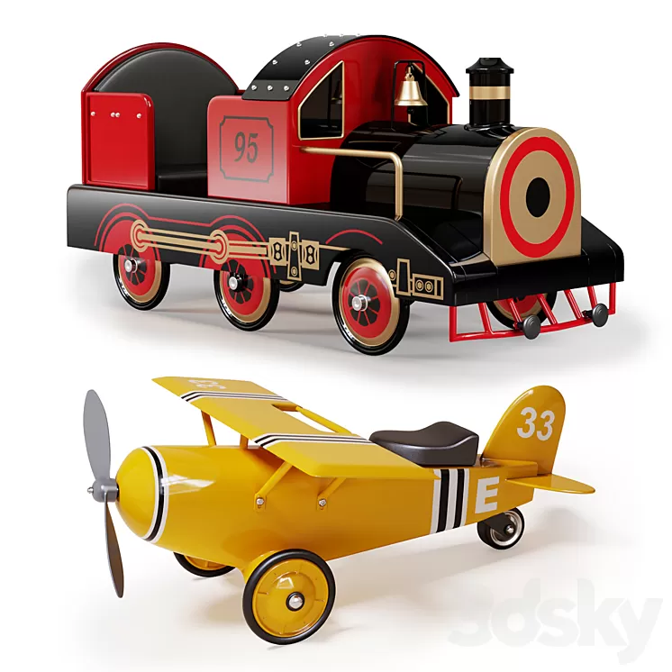 Pottery Barn Kids Ride-Ons 3D Model