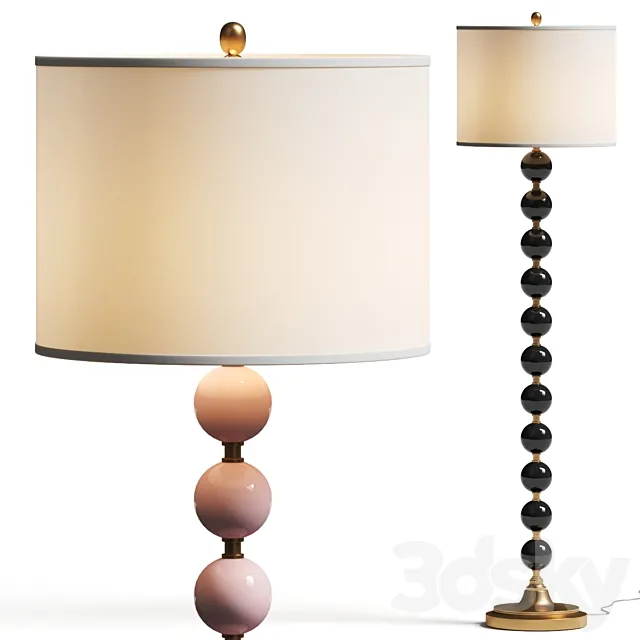 Pottery Barn Kids Tilda Bubble Floor Lamp 3D Model