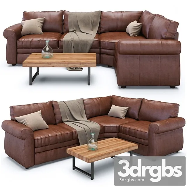 Pottery barn pearce + griffin table 2 3D Model Download