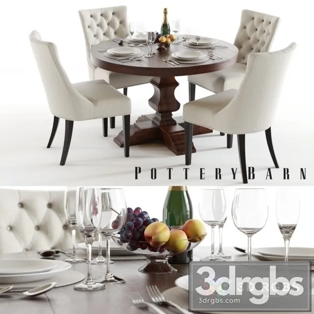 Pottery Barn Tivoli And Sorrel 3D Model Download