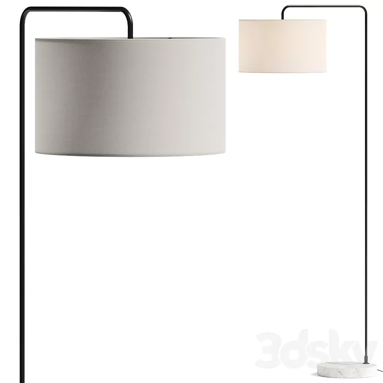 Pottery Barn Windham Alabaster Task Sectional Floor Lamp 3D Model Free Download Pottery Barn Windham Alabaster Task Sectional Floor Lamp 3D Model Free Download