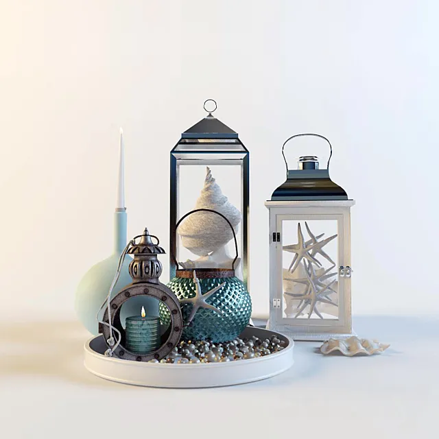 PotteryBarn. Bristol Lantern 3DModel PotteryBarn. Bristol Lantern 3DModel
