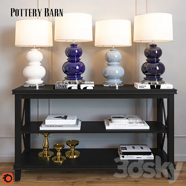 PotteryBarn_console 3DModel