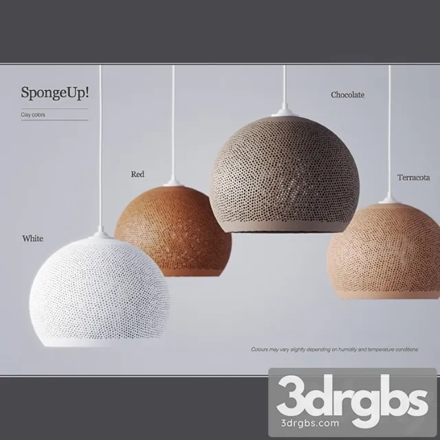 Potts Sponge Up Pendant Light 3D Model Download
