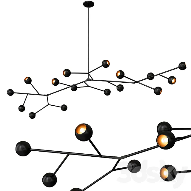 Pouenat-Last Night Branche 3D Model