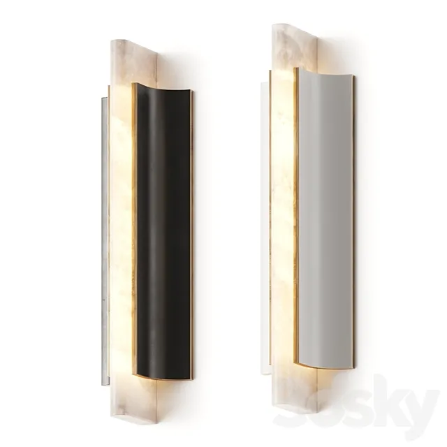 Pouenat Timide Sconces 3D Model Pouenat Timide Sconces 3D Model