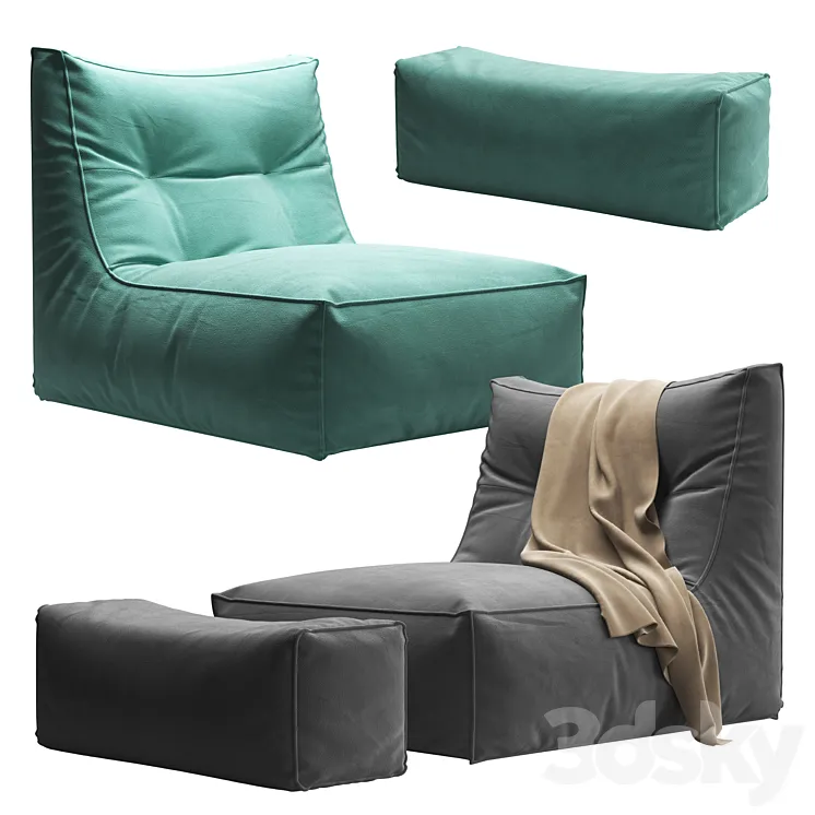 Pouf 06 3D Model Free Download