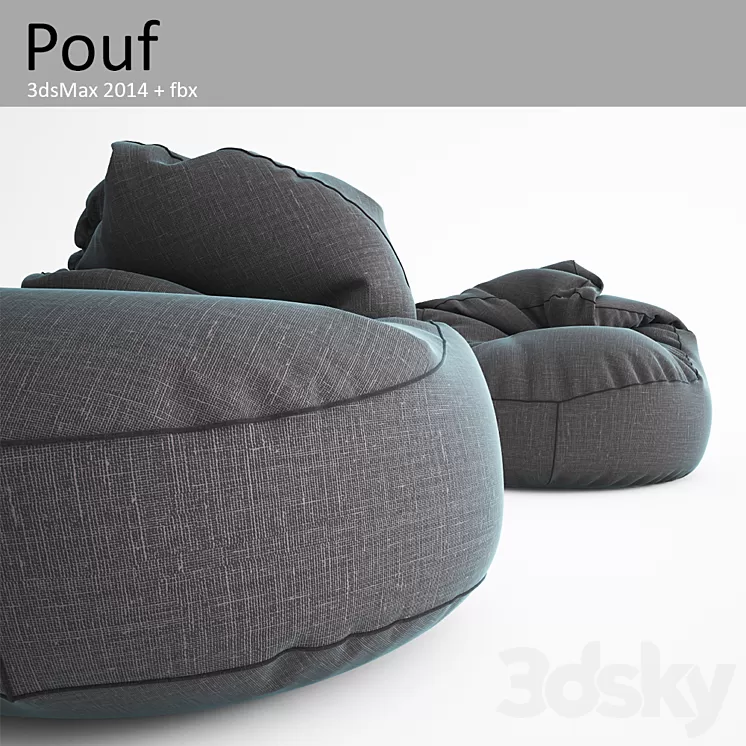 Pouf 3D Model