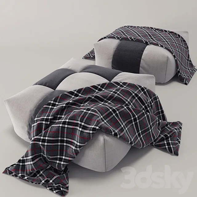 pouf 3D Model pouf 3D Model