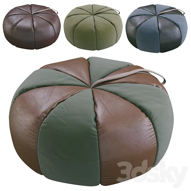 Pouf abobora 3DModel Pouf abobora 3DModel
