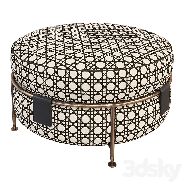 Pouf Amaretto by Sicis 3D Model Free Download