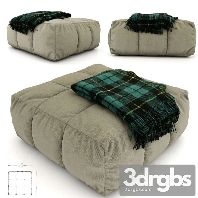 Pouf and Plaid 3D Model Download