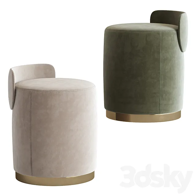 Pouf Andrew Martin 3D Model Pouf Andrew Martin 3D Model