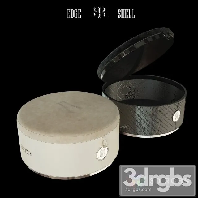 Pouf Art Edge 3D Model Download