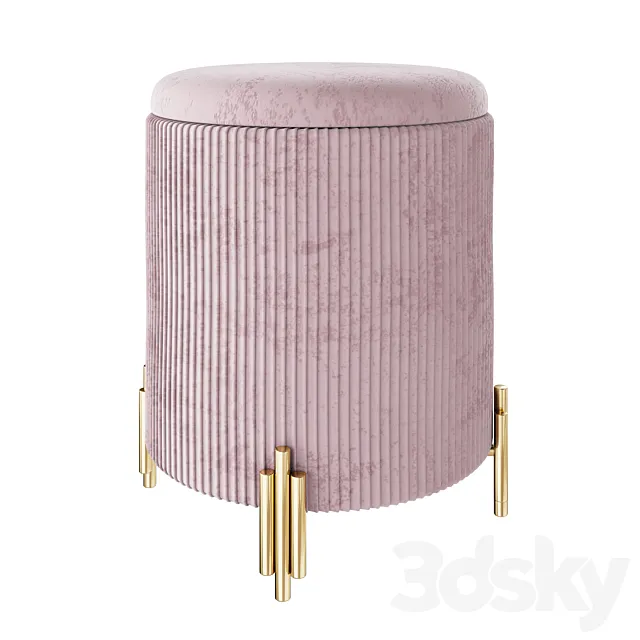 Pouf box from inmyroom 3D Model Pouf box from inmyroom 3D Model