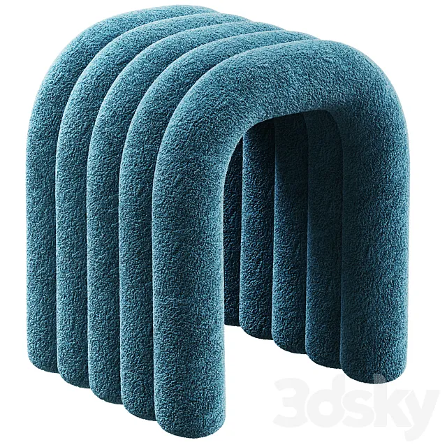 Pouf Bundles by Corner design 3DModel Pouf Bundles by Corner design 3DModel