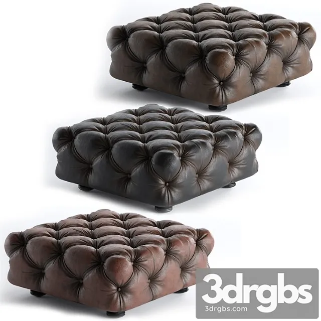 Pouf Capitone 2 3D Model Download