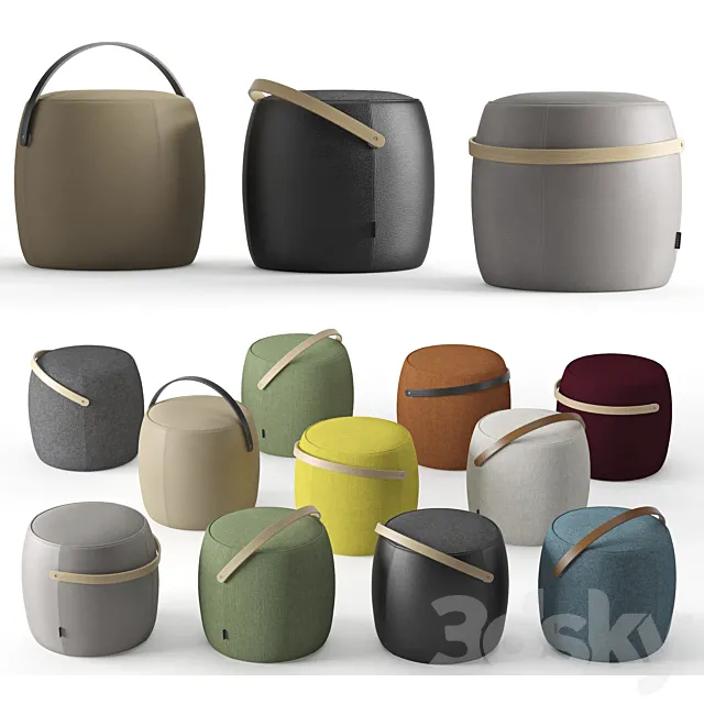 Pouf carry on 3DModel Pouf carry on 3DModel
