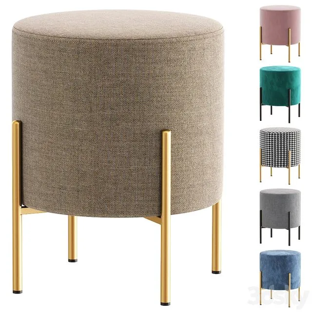 Pouf Casey by inmyroom.ru 3D Model Pouf Casey by inmyroom.ru 3D Model