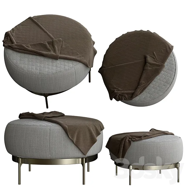 pouf chair 3DModel pouf chair 3DModel