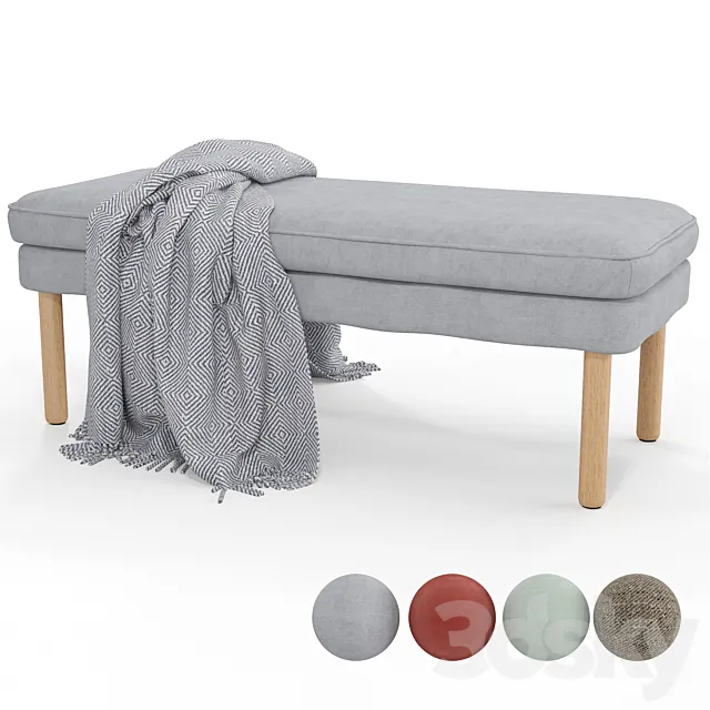 Pouf Charley 3DModel Pouf Charley 3DModel