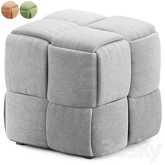 Pouf CLAUM from Divan ru | Pouf CLAUM 3D Model