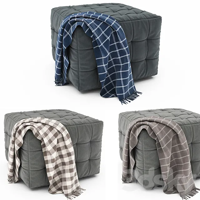 Pouf collection 15 3DModel Pouf collection 15 3DModel