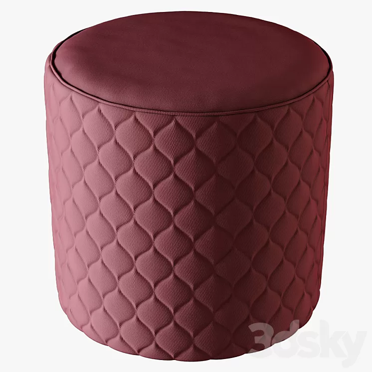 Pouf Corolle 3D Model Pouf Corolle 3D Model