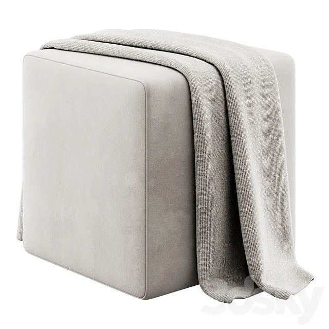 Pouf Cube by Divan ru 3D Model Pouf Cube by Divan ru 3D Model