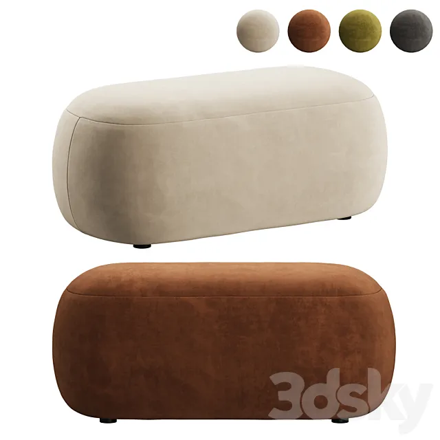 Pouf Cupcake 3D Model Pouf Cupcake 3D Model