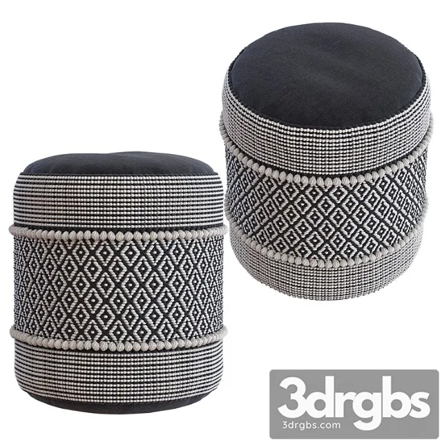 Pouf curico 2 3D Model Download