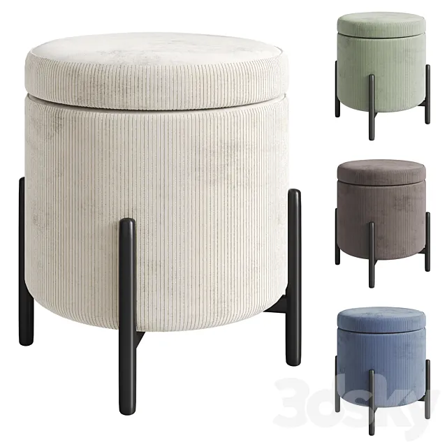 Pouf Dali from INMYROOM 3D Model Pouf Dali from INMYROOM 3D Model