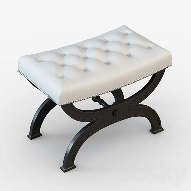 Pouf Eichholtz 3D Model Pouf Eichholtz 3D Model