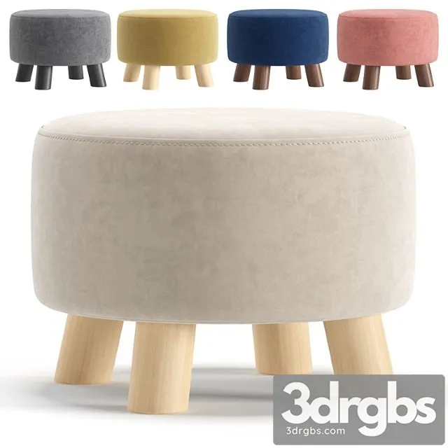 Pouf Elvi 5 Colors Version Divan Ru Puf Elvi Divan Ru 3D Model Download