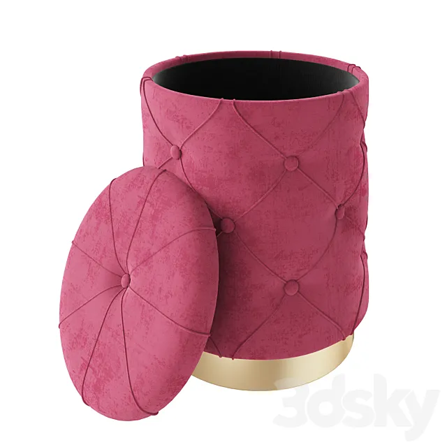 Pouf from inmyroom 3D Model Pouf from inmyroom 3D Model