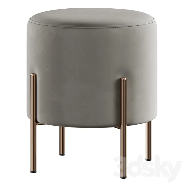 Pouf Gato Round by Cosmo 3DModel Pouf Gato Round by Cosmo 3DModel