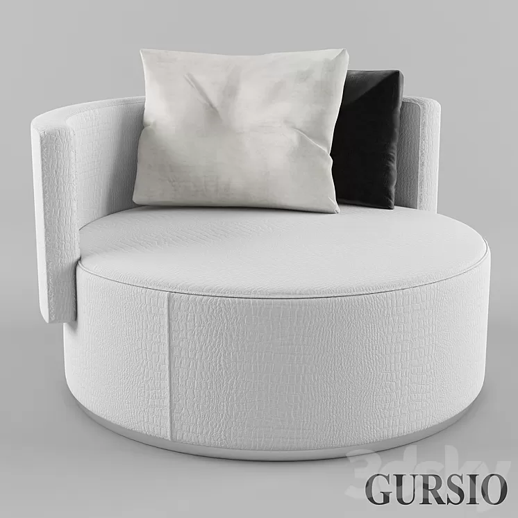 Pouf Gursio 3D Model