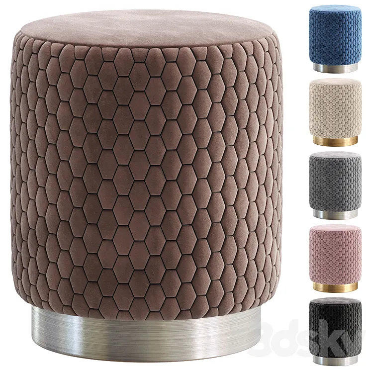 Pouf Honey brown by inmyroom.ru\/Пуф Мед 3D Model Free Download